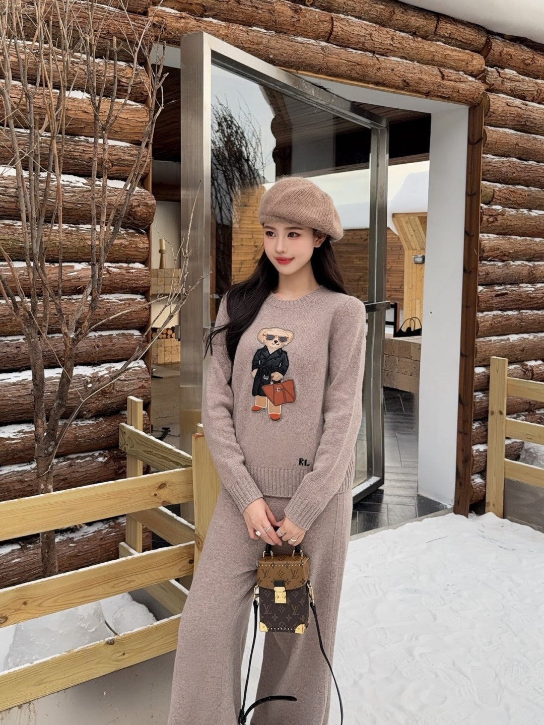 Ralp 25fw sweater pants set