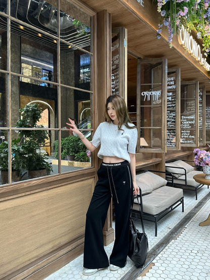 CD 25fw straight pants