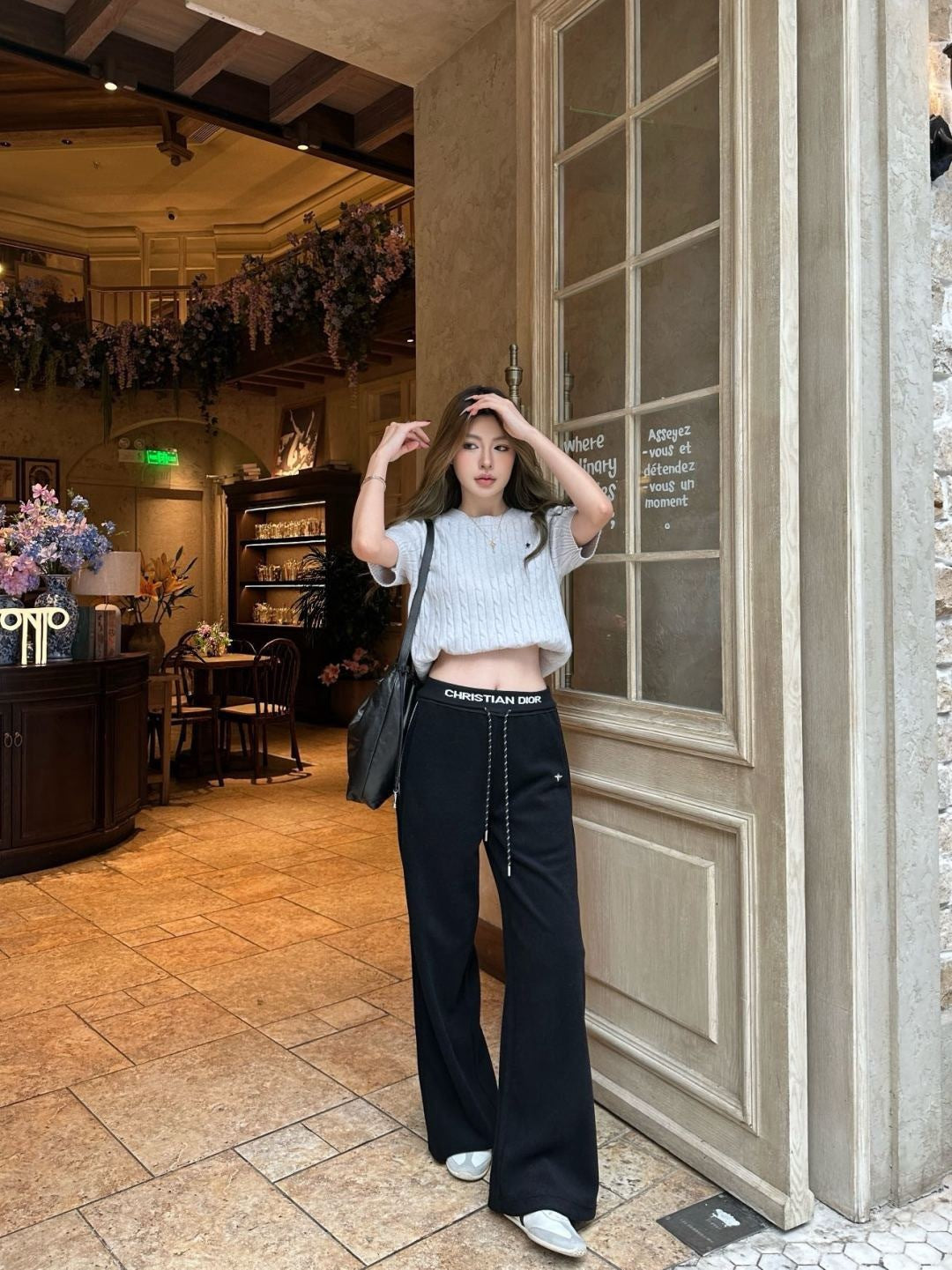 CD 25fw straight pants