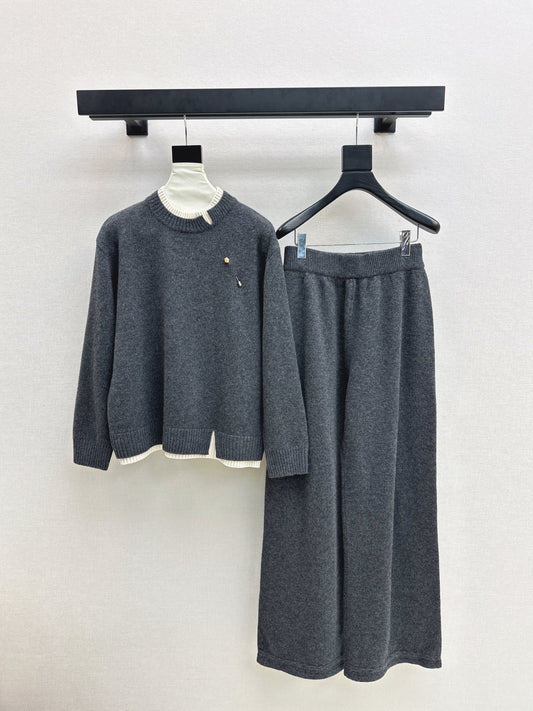 Loro 25fw sweater pants sets