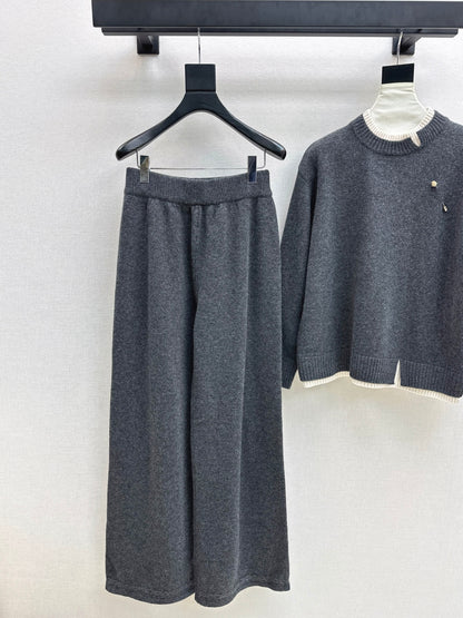Loro 25fw sweater pants sets