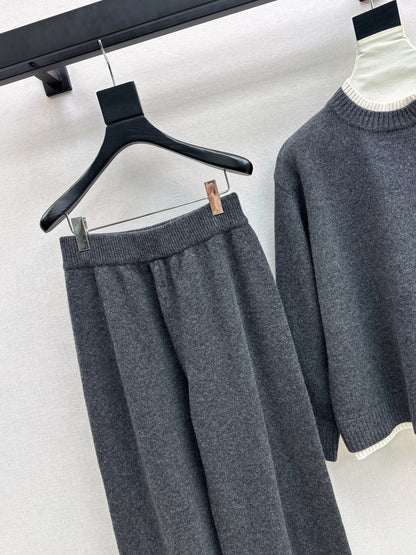 Loro 25fw sweater pants sets