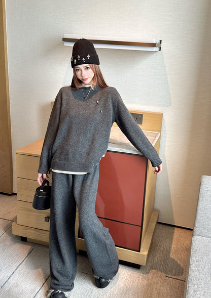 Loro 25fw sweater pants sets