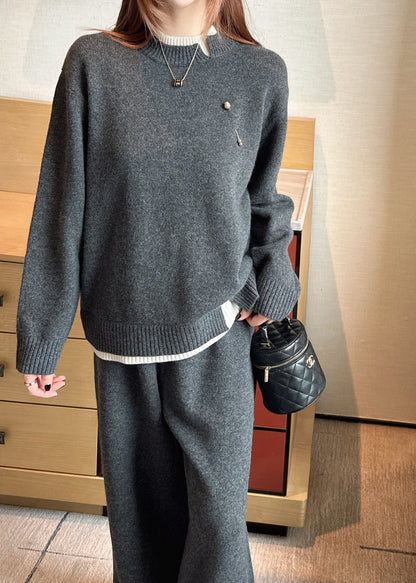 Loro 25fw sweater pants sets