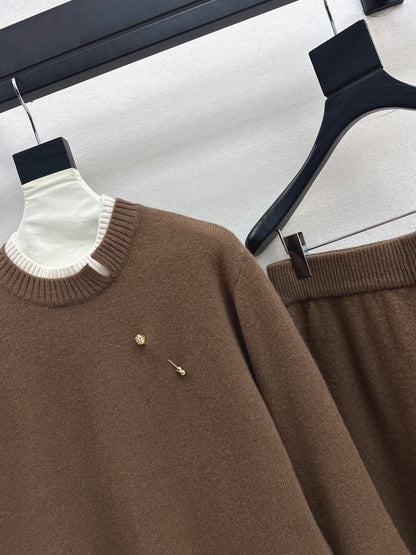 Loro 25fw sweater pants sets