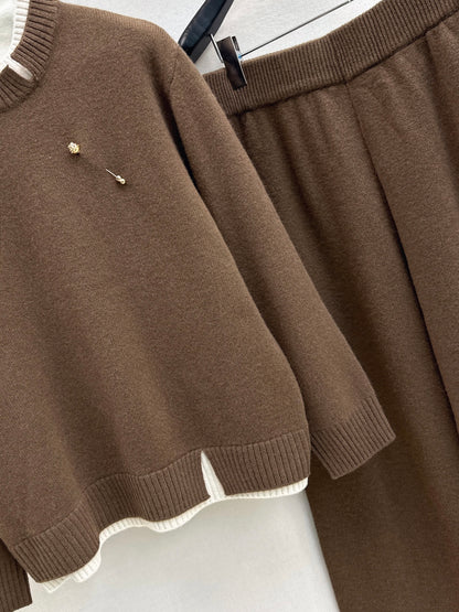 Loro 25fw sweater pants sets