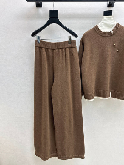 Loro 25fw sweater pants sets