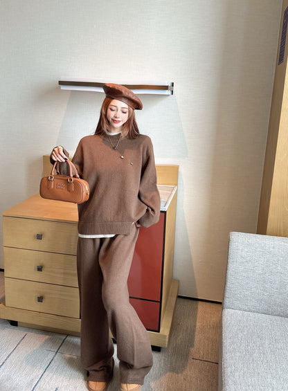 Loro 25fw sweater pants sets