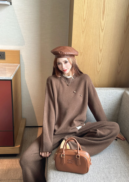 Loro 25fw sweater pants sets