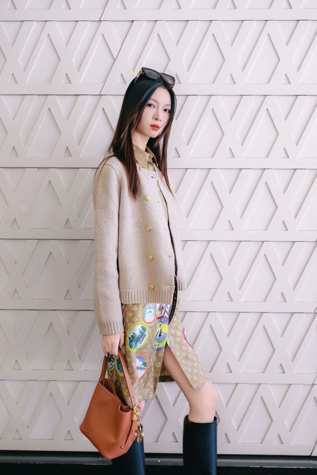 Loui 25fw knit cardigan