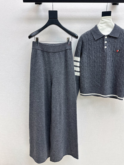 Thom 25fw sweater pants sets