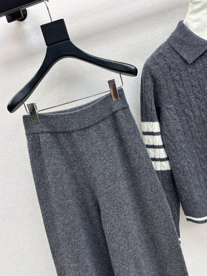 Thom 25fw sweater pants sets
