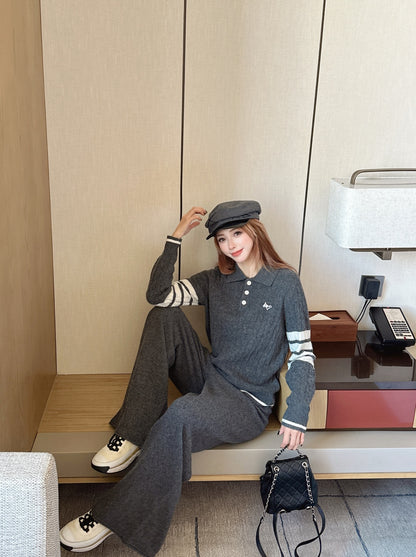 Thom 25fw sweater pants sets