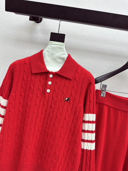 Thom 25fw sweater pants sets