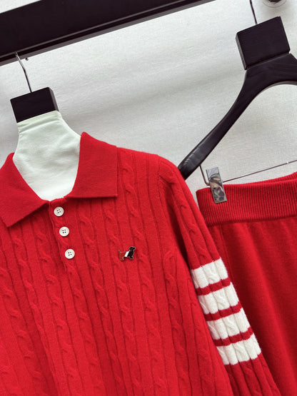 Thom 25fw sweater pants sets