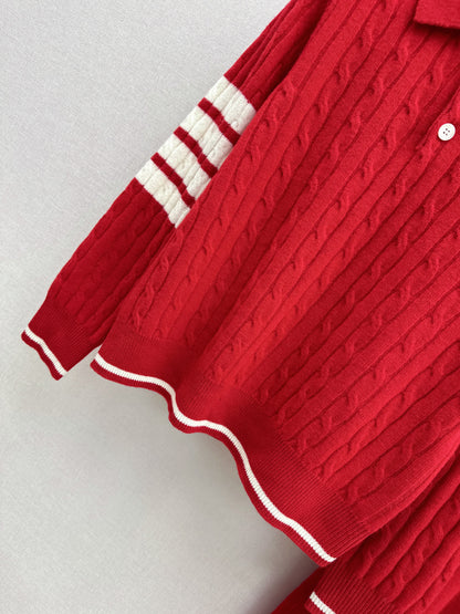 Thom 25fw sweater pants sets