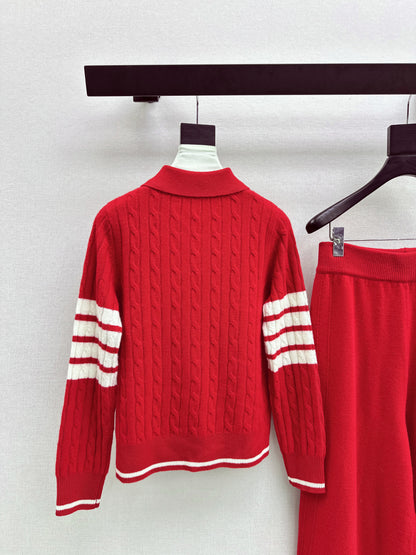 Thom 25fw sweater pants sets