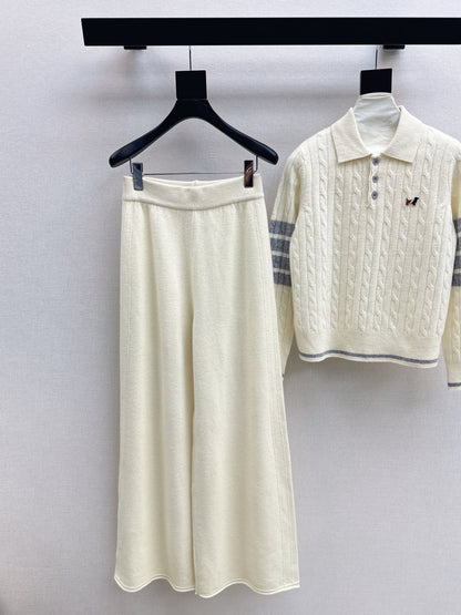 Thom 25fw sweater pants sets