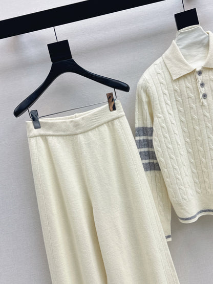 Thom 25fw sweater pants sets