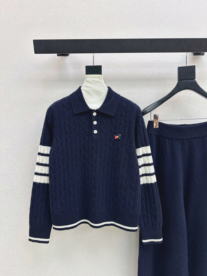 Thom 25fw sweater pants sets