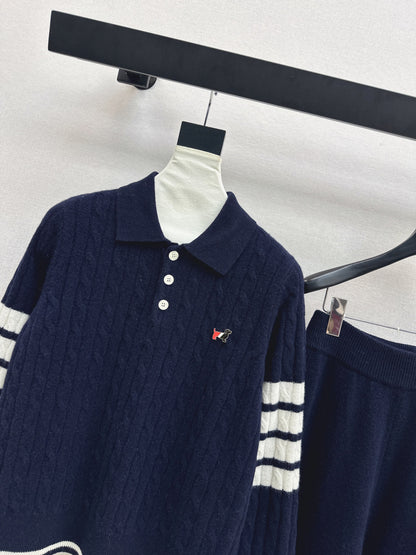 Thom 25fw sweater pants sets