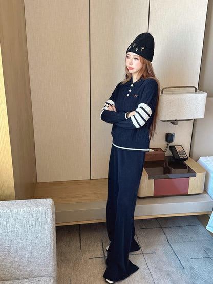 Thom 25fw sweater pants sets