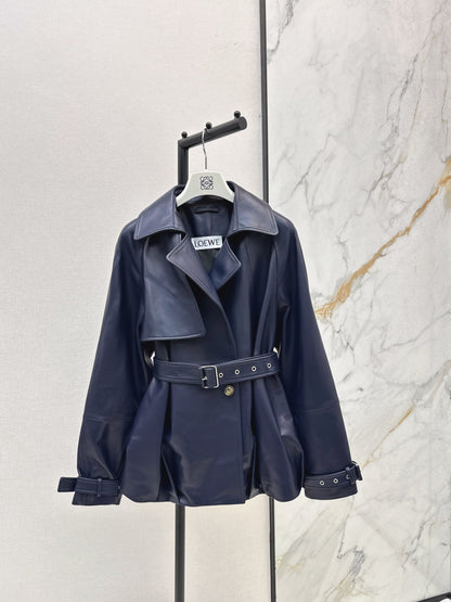 Loe 25fw leather jacket