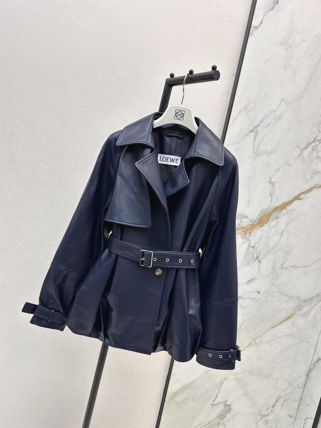 Loe 25fw leather jacket