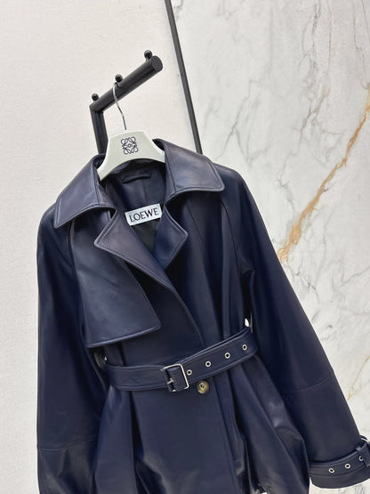 Loe 25fw leather jacket