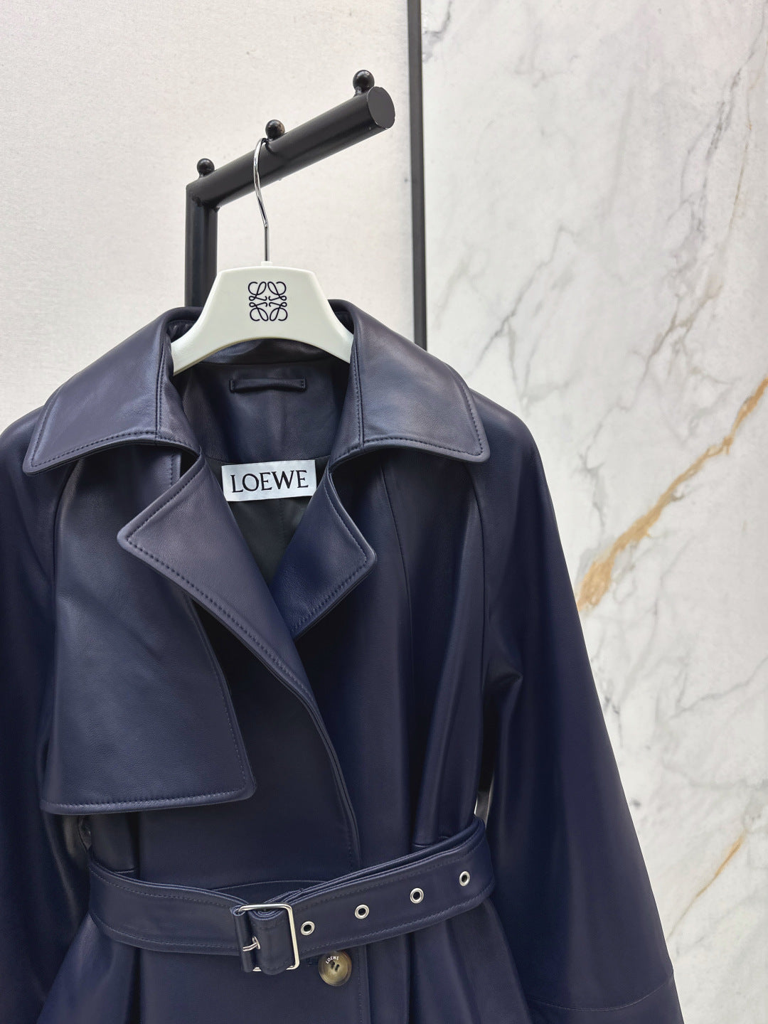 Loe 25fw leather jacket