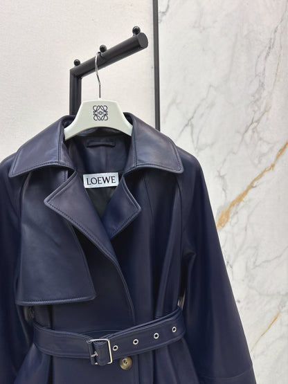 Loe 25fw leather jacket