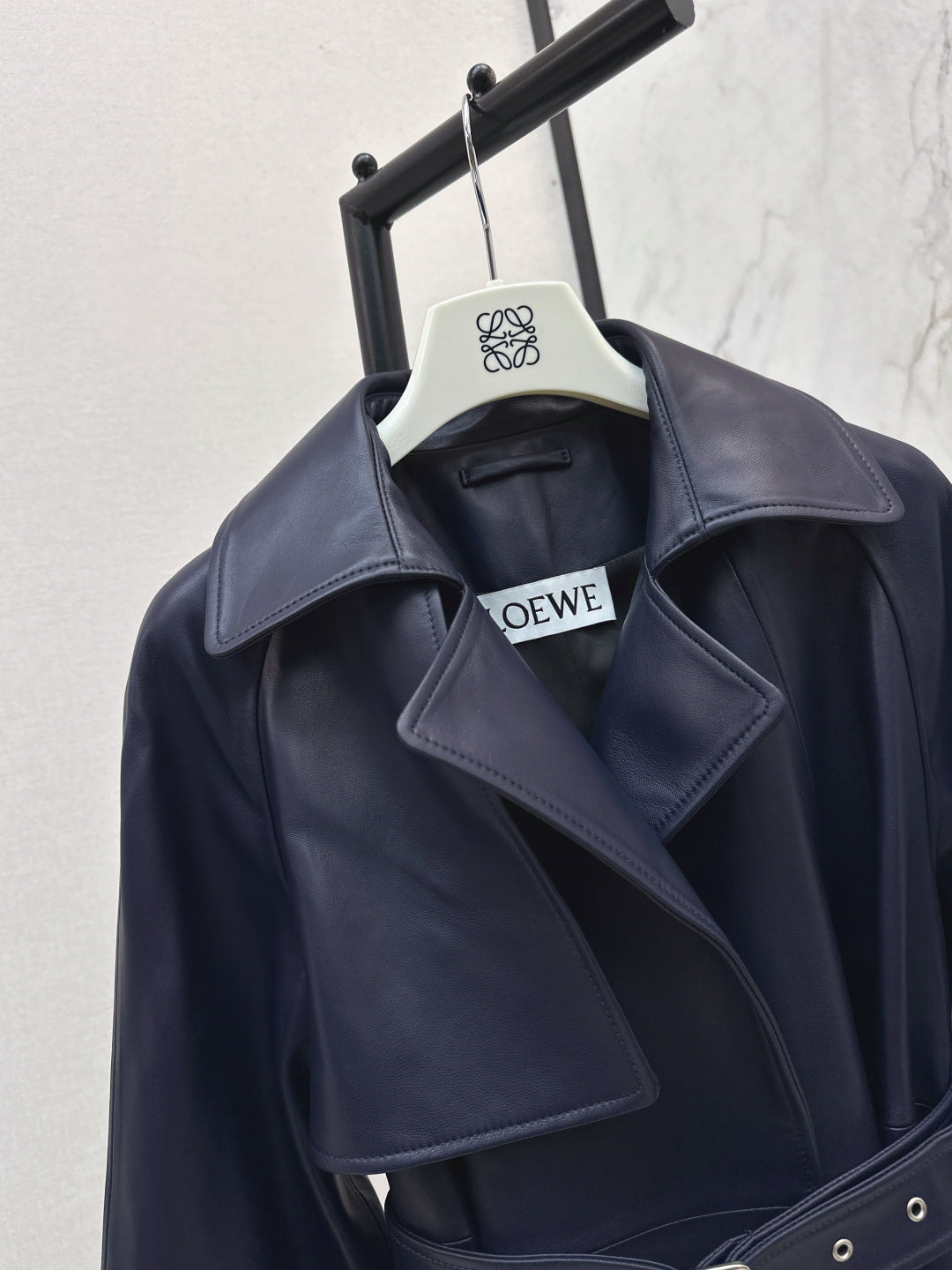 Loe 25fw leather jacket