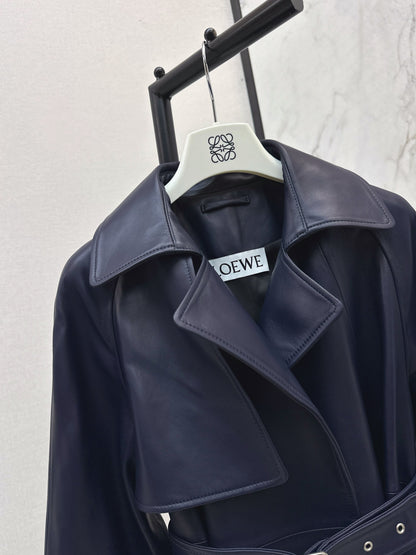 Loe 25fw leather jacket