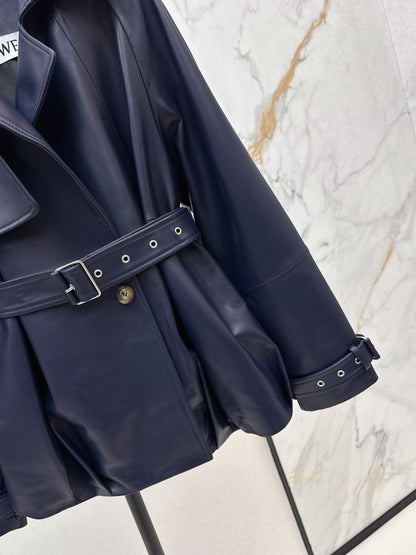 Loe 25fw leather jacket