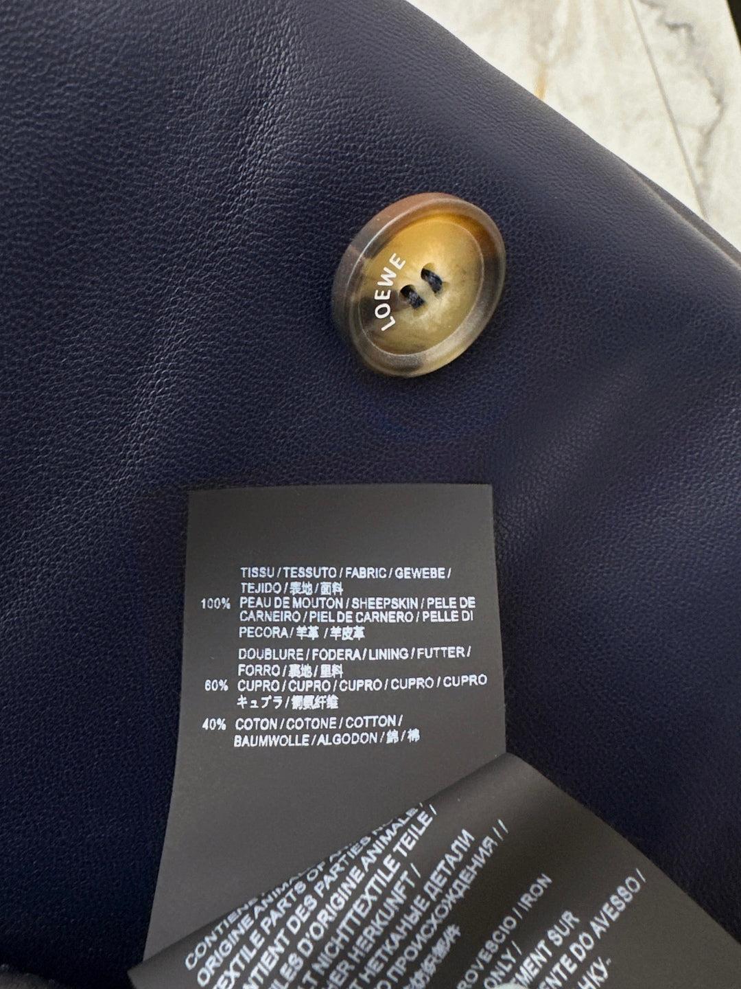 Loe 25fw leather jacket