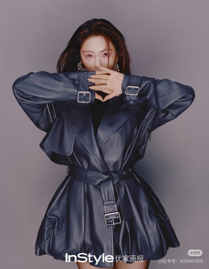 Loe 25fw leather jacket