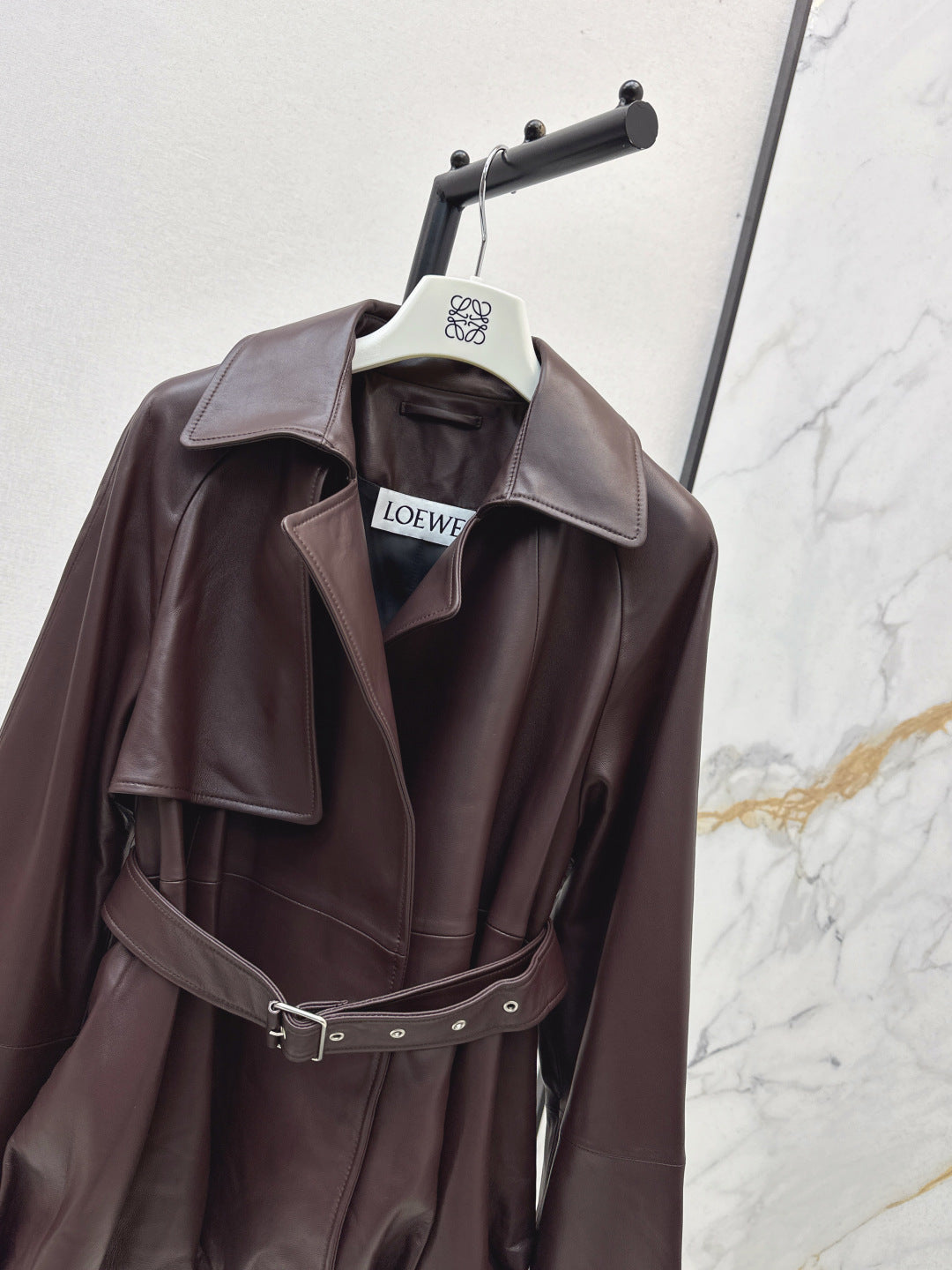 Loe 25fw leather jacket