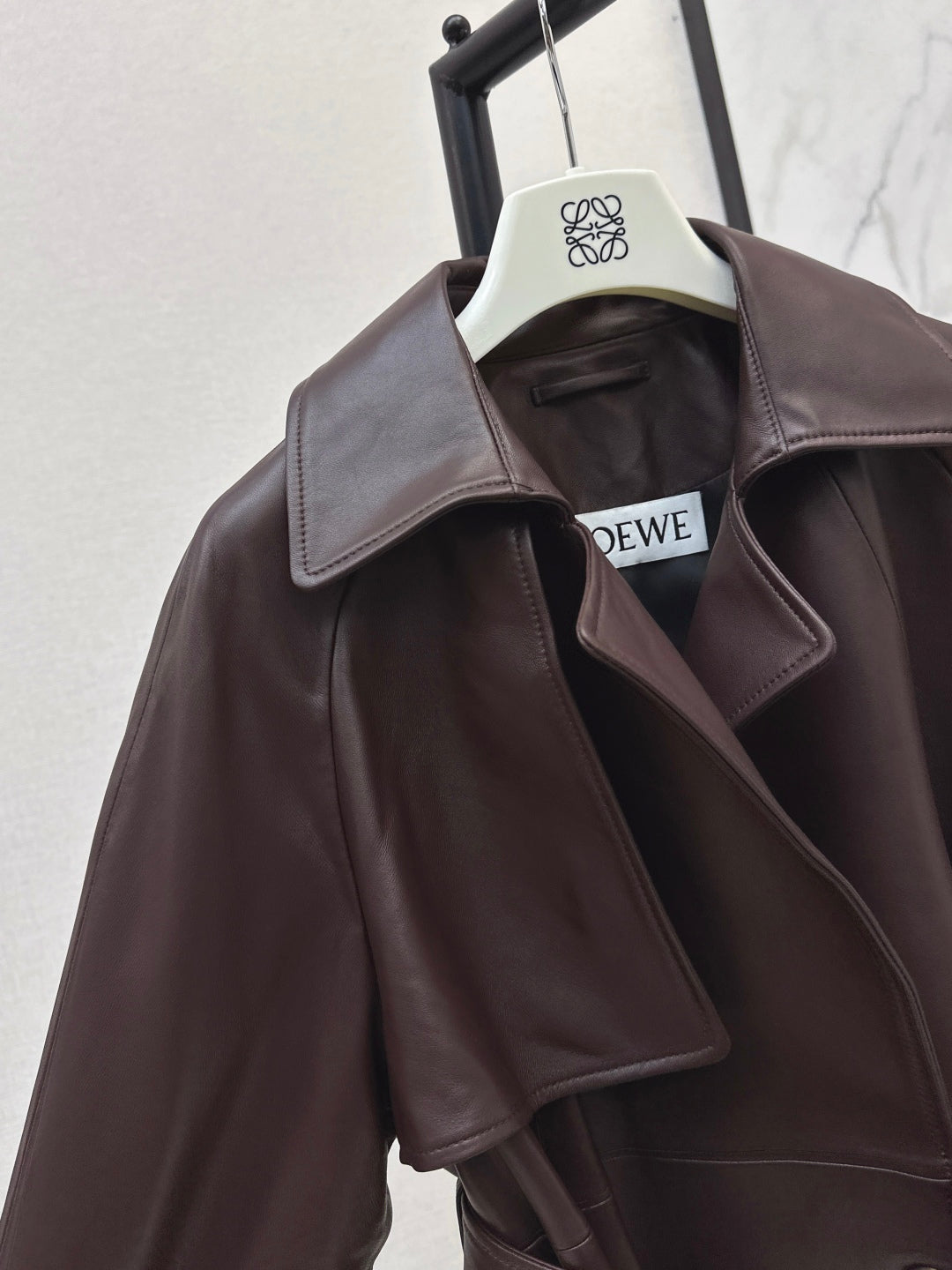 Loe 25fw leather jacket