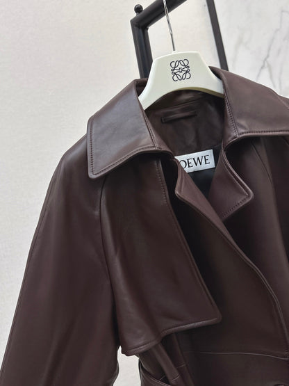 Loe 25fw leather jacket