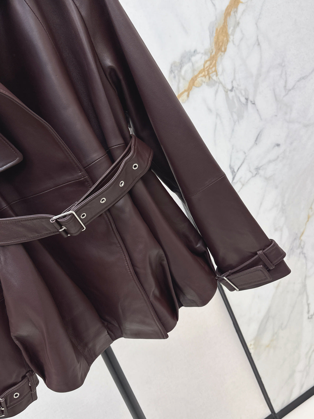 Loe 25fw leather jacket