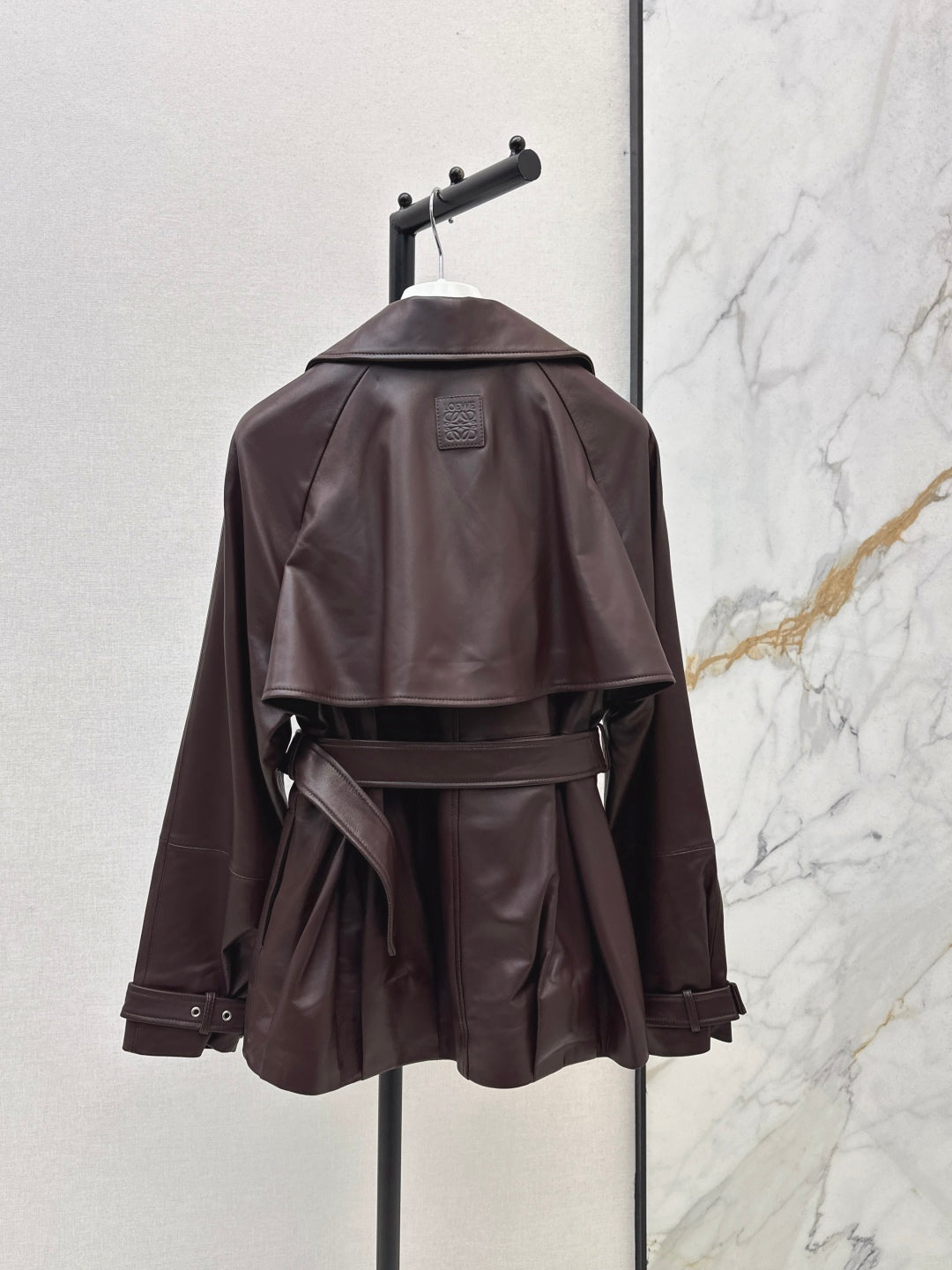 Loe 25fw leather jacket