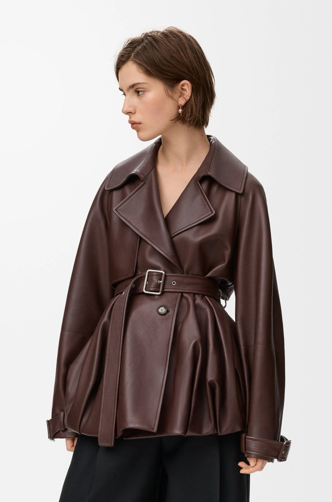 Loe 25fw leather jacket