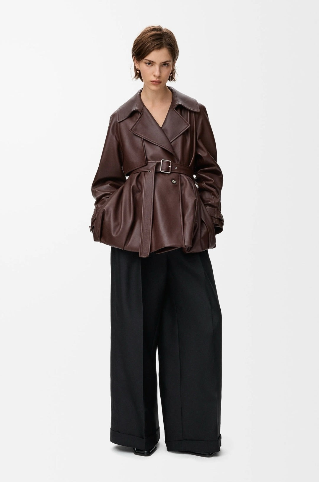 Loe 25fw leather jacket