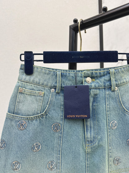Loui 25fw denim skirt