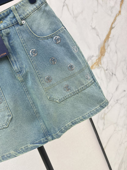 Loui 25fw denim skirt