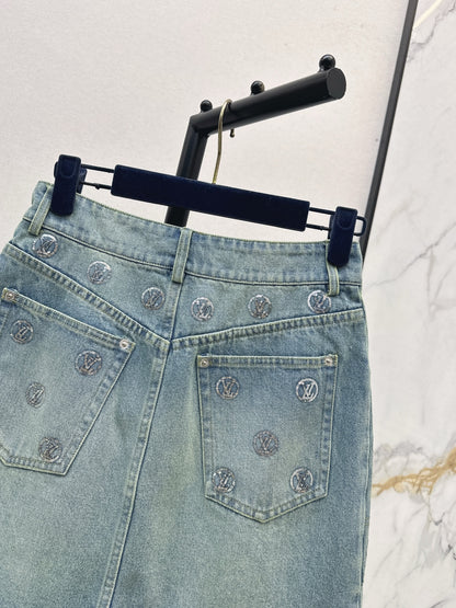 Loui 25fw denim skirt