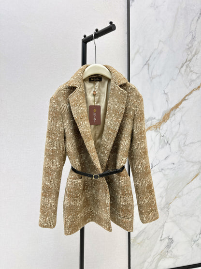 Loro 25fw plaid jacket