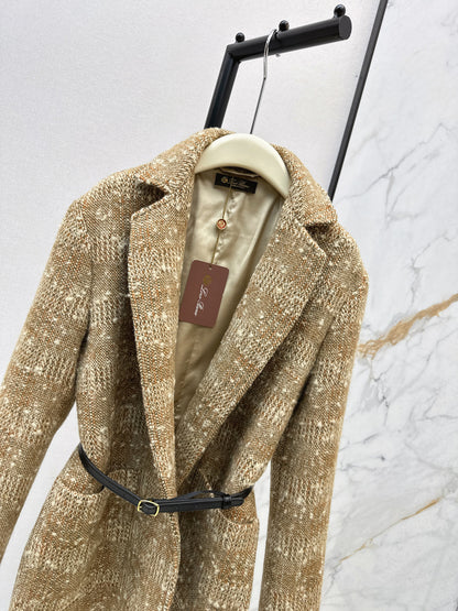 Loro 25fw plaid jacket