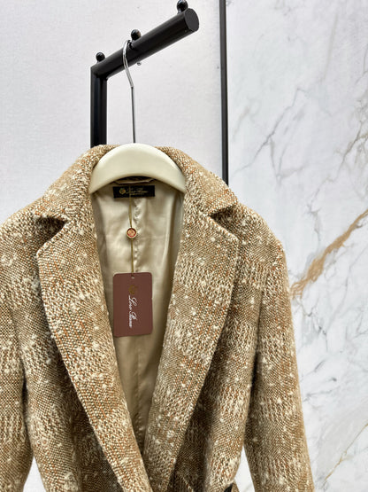 Loro 25fw plaid jacket