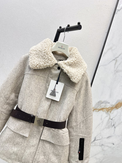 Monc 25fw hooded down jacket